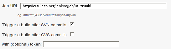 Link Jenkins job with your project